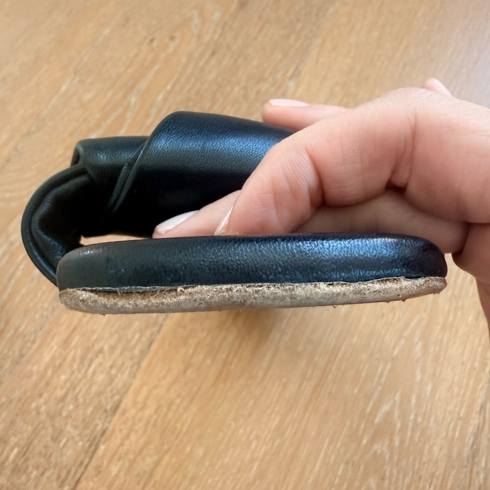 Jenni Kayne Dani Slides in Black. Size 40 - Picture 12 of 14
